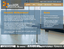 Tablet Screenshot of pro-hpl.org